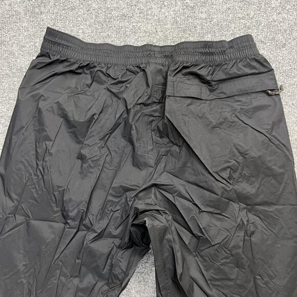 REI Co-op Pants Mens Medium Short Black Rain Nylon Ripstop Water Resistant Shell - Picture 6 of 14